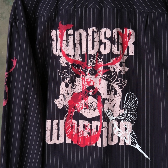 Ben Sherman DkBrown Pinstripe Buck Windsor Warrior - Picture 4 of 8